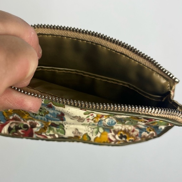 Vintage Floral Zippered Lined Quilted Coin Purse - Picture 5 of 8